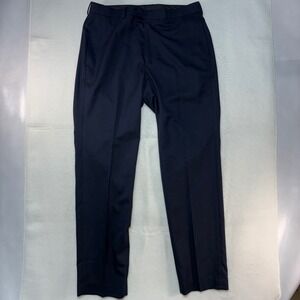 Lauren Ralph Lauren Mens Navy Blue Dress Pants Trousers 34W x 32L Stretch